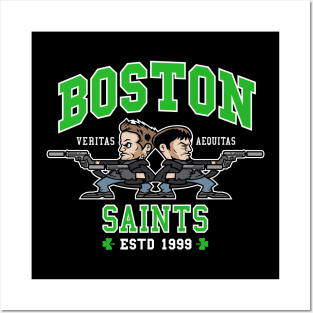 Boston Saints v2  (Collab with GoodIdeaRyan) Posters and Art